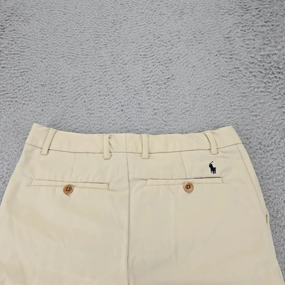 Polo Ralph‎ Lauren Shorts Boys 16 Tan Preppy Pony Chino Flat Front School